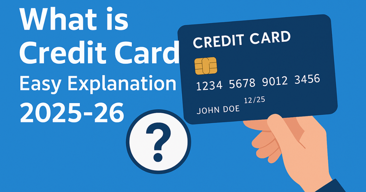What is Credit Card | Easy Explanation 2025-26