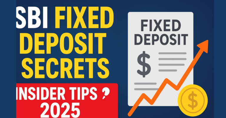 SBI Fixed Deposit Secrets: Insider Tips 2025