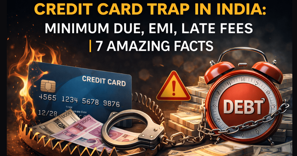 Credit Card Trap in India: Minimum Due, EMI, Late Fees | 7 Amazing Facts