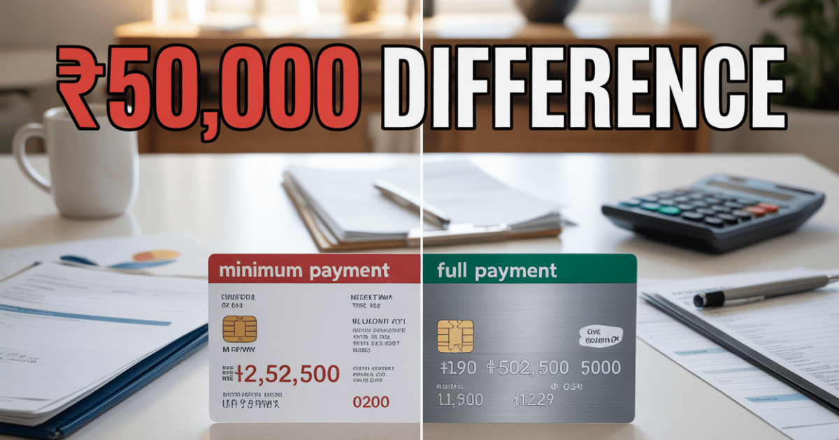 Credit Card Full Payment Vs Minimum Due : The ₹50,000 Difference