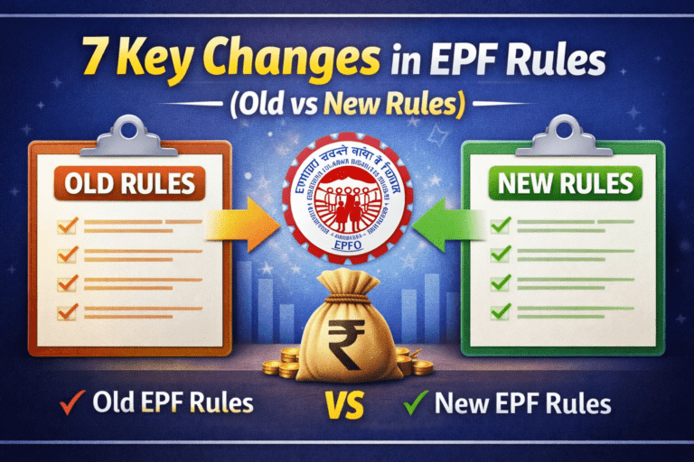 7 Key Changes in EPF rules (Old vs New Rules)