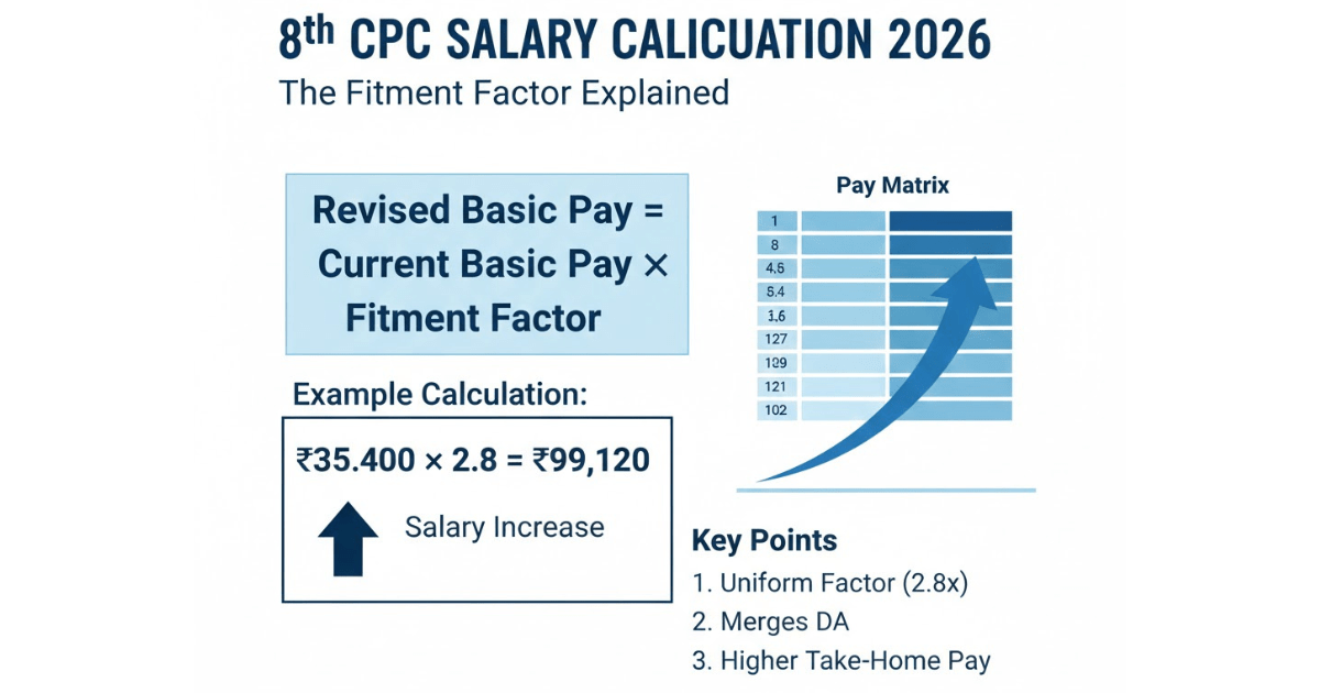 8th CPC Salary Calculator 2026 Fitment Factor