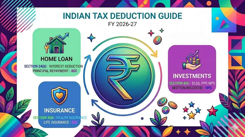 tax deductions India section 80C 80D