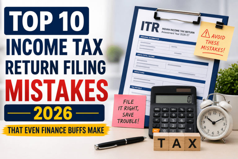 Top 10 Income Tax Return Filing Mistakes 2026 That Even Finance Buffs Make